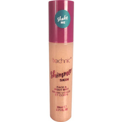 Technic Shimmer Skin Mist Sunrise Spray Μαυρίσματος Προσώπου & Σώματος 80ml