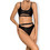 Obsessive Bikini Set Μπουστάκι Ψηλόμεσο Μαύρο D-223251