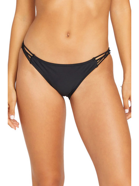 Volcom Simply Solid Bikini Slip Μαύρο O221231