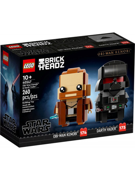 Lego BrickHeadz Obi-Wan Kenobi & Darth Vader για 10+ Ετών 40547