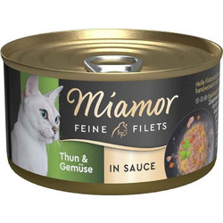 Finnern Miamor Feine Filets Tuna & Vegetables in Sauce 85gr
