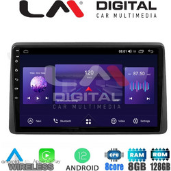 LM Digital ZT8355 Ηχοσύστημα Αυτοκινήτου με Οθόνη Αφής USB Bluetooth & GPS