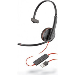Plantronics 3210 On Ear Ακουστικό Υπολογιστή με Μικρόφωνο & USB-A