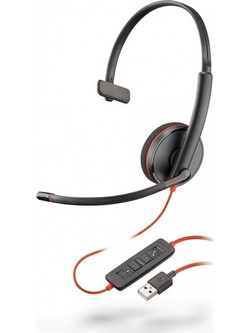 Plantronics 3210 On Ear Ακουστικό Υπολογιστή με Μικρόφωνο & USB-A