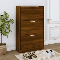 vidaXL Παπουτσοθήκη Ξύλινη 342557 63x24x103cm