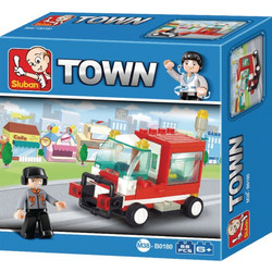 SLUBAN Τουβλάκια Town, Service Vehicle M38-B0180, 68τμχ