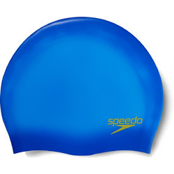 SPEEDO PLAIN MOULDED SILICONE Σκουφάκι κολύμβησης Παιδικό BLU 8-7099015965-5965