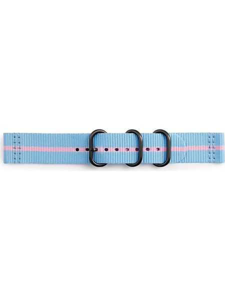 Samsung Studio Premium Nato Λουράκι Υφασμάτινο Nato Blue / Pink (Gear Sport)