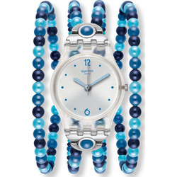 Swatch Blues Prohobition Γυναικείο Ρολόι με Μπλε Λουράκι LK353