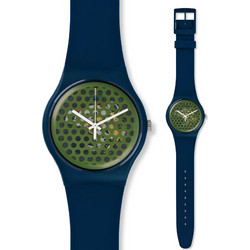 Swatch Buchetti Ανδρικό Ρολόι με Μπλε Καουτσούκ Λουράκι SUON113