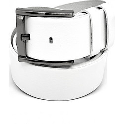 Legend Accessories Λευκή Δερμάτινη Ζώνη Full Grain 4,5 cm