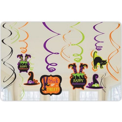ΚΡΕΜΑΣΤΗ ΔΙΑΚΟΣΜΗΣΗ Halloween 61εκ Witches' Crew /12 τεμ