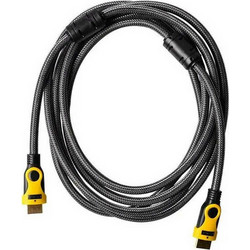 Andowl Καλώδιο HDMI 2.0 Braided HDMI Male to HDMI Male 3m Black