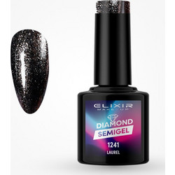 Elixir Diamond Semi Gel 1241 Laurel Glitter Ημιμόνιμο Βερνίκι Νυχιών 8ml