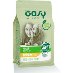 Oasy Lifestage Adult Medium Chicken 3kg