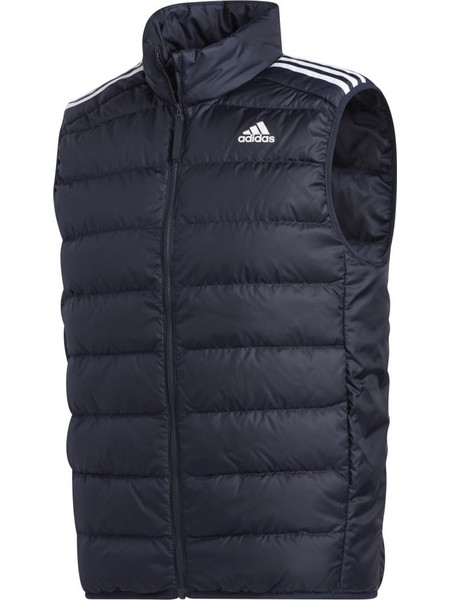 Adidas Essentials Down Αμάνικο Ανδρικό Μπουφάν Χειμωνιάτικο Μαύρο GH4584