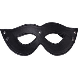 Masca Sexy din Piele Ecologica, Negru, Passion Labs
