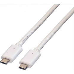 VΑLUΕ USB 3.2 Cable Type-C male to USB Type-C male 0.5m PD - (11.99.9050)