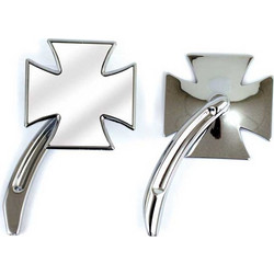 MALTESE MIRROR SET, WITH BILLET STEM