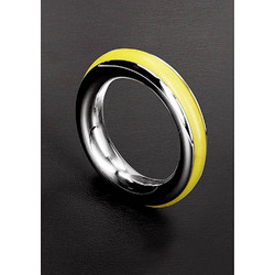 Triune Cazzo Cockings 55mm Δαχτυλίδι Πέους Μεταλλικό 5.5cm Κίτρινο