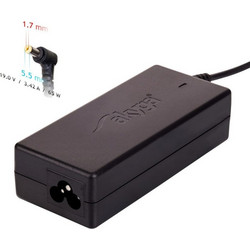 Akyga Φορτιστής Laptop 65W 19V 3.42A για Acer με Ενσωματωμένο Καλώδιο Τροφοδοσίας AK-ND-06