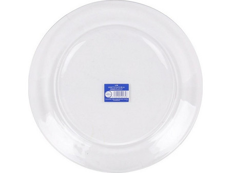Duralex Πιάτα Ρηχά Γυάλινα Lys 28cm 6τμχ