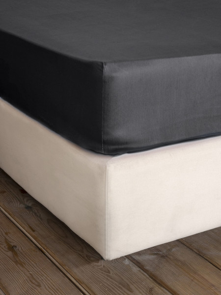 Nima Σεντόνι Υπέρδιπλο Βαμβακοσατέν 240x260 Superior Satin Black