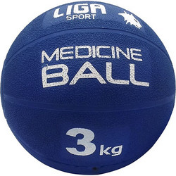Liga Sport Medicine Ball 3kg Μπλε LIGA-MDCBLL-3KG-BLU