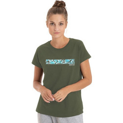 Magnetic North Γυναικείο Αθλητικό T-Shirt Χακί 22029