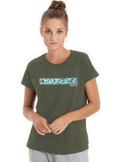 Magnetic North Γυναικείο Αθλητικό T-Shirt Χακί 22029
