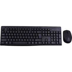 DD020 Black Ασύρματο Σετ Πληκτρολόγιο & Ποντίκι
