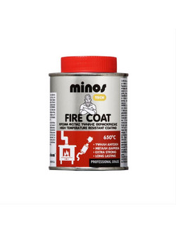 Minos Fire Coat Χρώμα Θερμοκρασίας Μαύρο 0.75lt