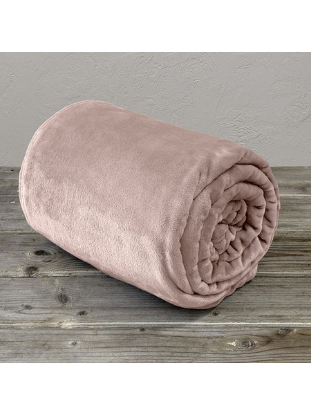 Κουβέρτα Fleece Υπέρδιπλη 220X240 Kocoon Meleg Light Pink (220x240)