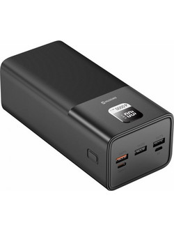 Swissten Power Bank 40000mAh 100W με 3 Θύρες USB-A & Θύρα USB-C Quick Charge 3.0 Black