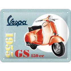 Nostalgic Μεταλλικός πίνακας Vespa - GS 150 Since 1955