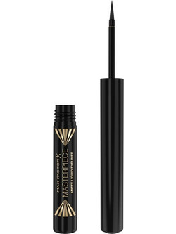 Max Factor Masterpiece Matte Liquid 01 Black Πινέλο Eyeliner 1.7ml