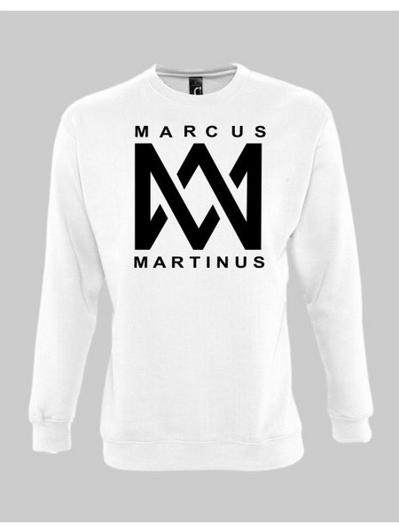 Marcus & Martinus Ανδρικό Φούτερ Λευκό M&MS