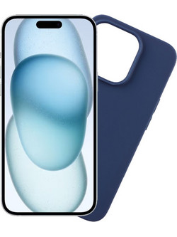 VOLTE-TEL SILICON TPU ΘΗΚΗ IPHONE 15 PLUS 6.7in CAMERA GUARD BLUE