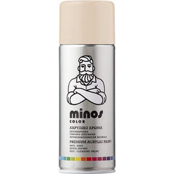 Minos Σπρέι Βαφής RAL1015 Μπεζ Ανοιχτό Gloss 400ml