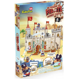Παιδικό Puzzle CubicFun 3D Pirate Knight Castle 183 Κομμάτια