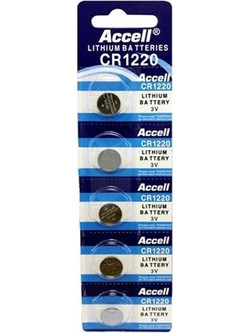 ACCELL Μπαταρίες Λιθίου Ρολογιών CR1220 3V 5τμχ