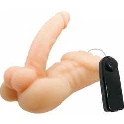 Baile Bigger Πρωκτικό Αυνανιστήρι με Dildo & Δόνηση 19cm Flesh