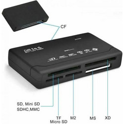 All in One Card Memory Reader USB External SDHC Micro SD US MMC Mini M2 XD I1C8