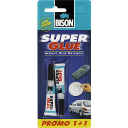 Bison - Κόλλα Στιγμής - Super Glue Προσφορά 1+1 (004232002)