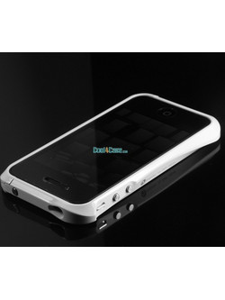 Deff Μεταλλική Θήκη Bumper Cleave για iPhone 4/4S - Ασπρο