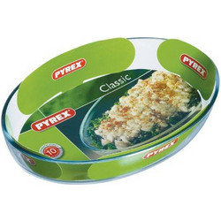 Pyrex Excel Πυρίμαχο Γυάλινο Ταψί Οβάλ 35x24cm
