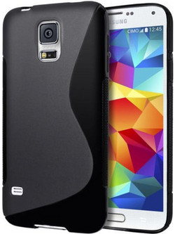 Samsung Galaxy S5 G900 - Θήκη TPU GEL S-Line Μαύρη (ΟΕΜ)