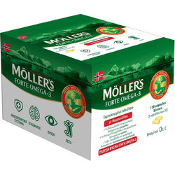 Moller's Forte Omega-3 Μουρουνέλαιο 150 Κάψουλες