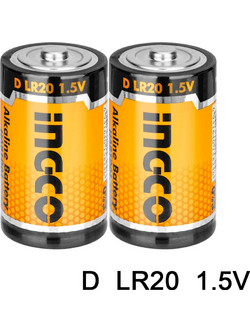 Ingco Alkaline D LR20 2τμχ