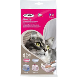 IMAC LITTER BAGS ΣΑΚΟΥΛΕΣ CLEAN-UP ΛΕΚΑΝΗΣ ΓΑΤΑΣ 45Χ35CM 6 TEMAXIA